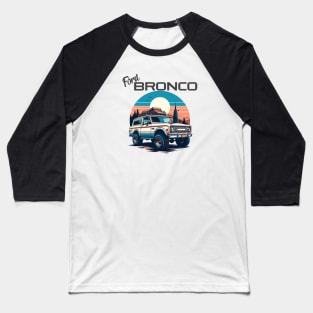 Offroad Bronco Vintage Baseball T-Shirt